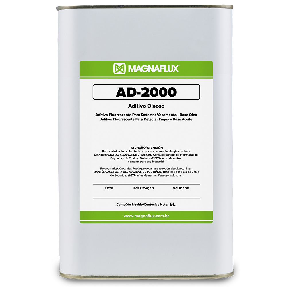 AD-2000 - Aditivo fluorescente para detecção de vazamentos